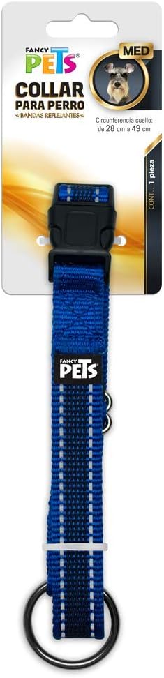 Collar Med C/Ultra Grip Y Bandas Reflejantes Azul Collar Med C/Ultra Grip Y Bandas Reflejantes Azul